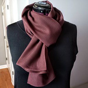 Eileen Fisher Deep Brown Wrap Scarf